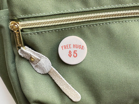 Free Hugs $5 Pinback Button