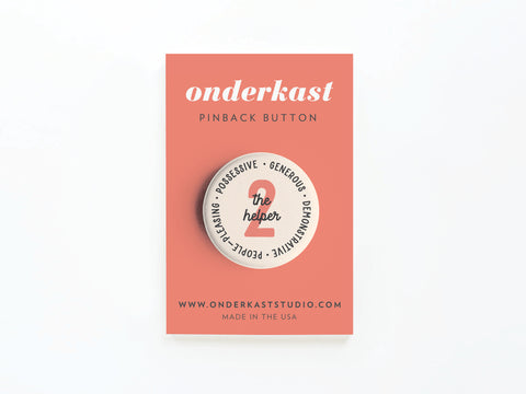 Enneagram Pinback Button – 2 The Helper