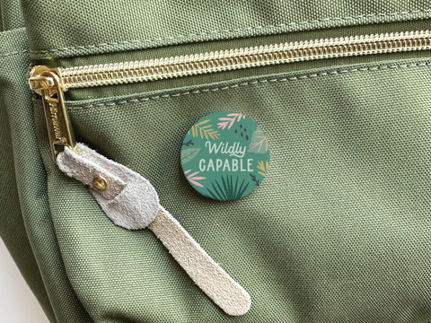 Wildly Capable Pinback Button