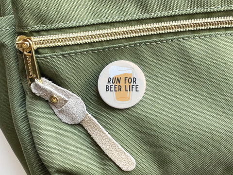 Run For Beer Life Pinback Button