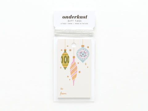 Mod Ornaments Gift Tag