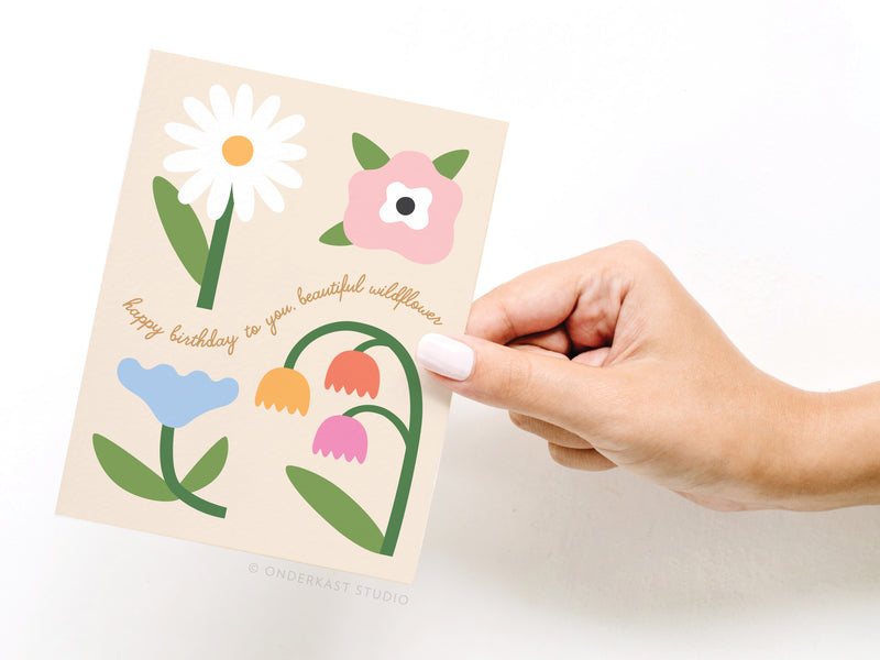 Happy Birthday to You Beautiful Wildflower Birthday Card