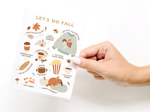 Let’s Do Fall Greeting Card