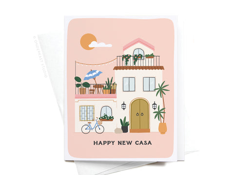 Happy New Casa Greeting Card