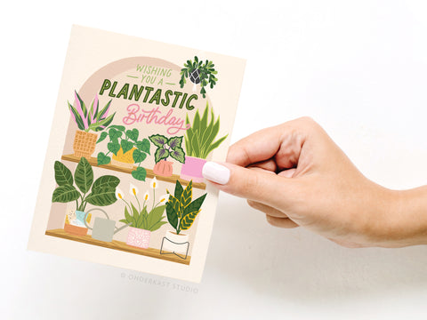 Wishing You a Plantastic Birthday Greeting Card