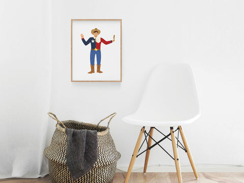 Big Tex Art Print