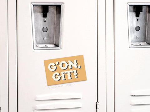 G’on Git Refrigerator Magnet