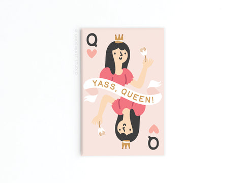 Yass Queen of Hearts Refrigerator Magnet