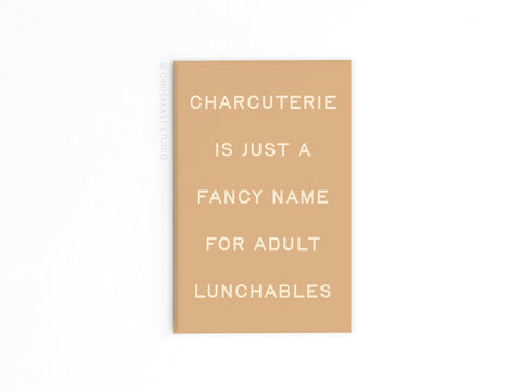 Charcuterie Adult Lunchables Refrigerator Magnet