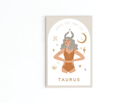 Taurus Zodiac Refrigerator Magnet