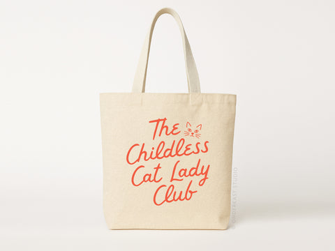 Childless Cat Lady Tote Bag