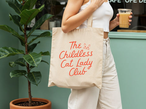 Childless Cat Lady Tote Bag