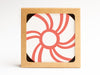Peppermint Candy Coaster Set