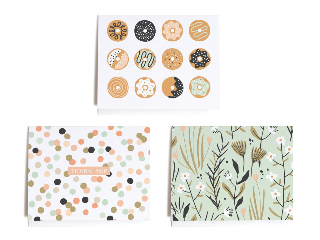 Soft Sweet Assorted Notecard Set - onderkast-studio