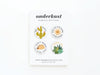 Prickly Pinback Button Set of 4