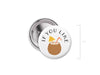 Nauti Pinback Button Set of 4