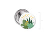 Prickly Pinback Button Set of 4