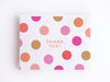 Thank You Pink Polka Dots Notecards - onderkast-studio