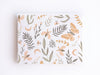 Grey, Pink, + Gold Floral Butterfly Pattern Notecards - onderkast-studio