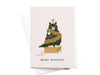 Merry Whatever Cat Folded Greeting Note Set of 10