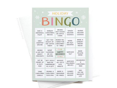 Holiday Bingo Greeting Card