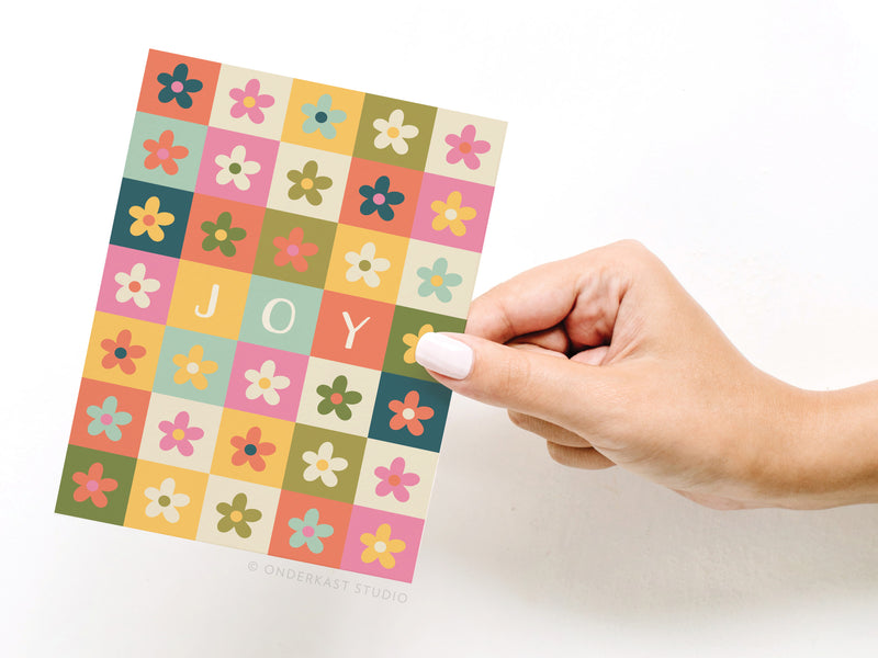 Joy Daisies Greeting Card