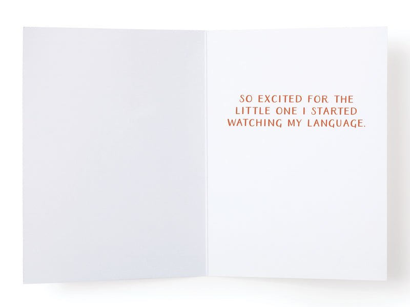 *Censored* Yeah! Baby Greeting Card