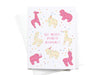 Go Wild Party Animal Frosted Cookies Greeting Card