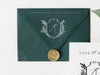 Modern Floral Crest Save the Date