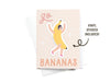 Go Bananas Sticker Greeting Card