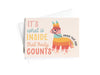 It's What Is Inside That Truly Counts Piñata Sticker Greeting Card