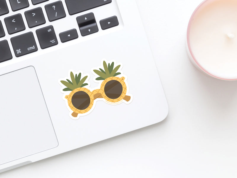 Pineapple Sunglasses Sticker