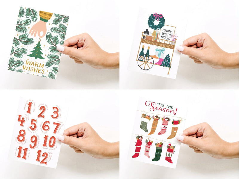 Assorted Christmas Card Box - onderkast-studio