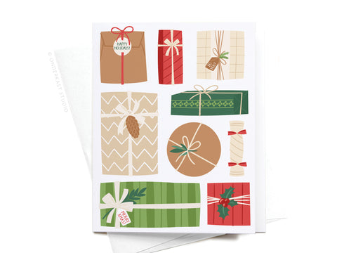 Happy Holidays! Christmas Gifts Greeting Card