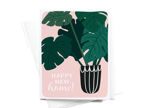 Happy New Home! House Plant Greeting Card