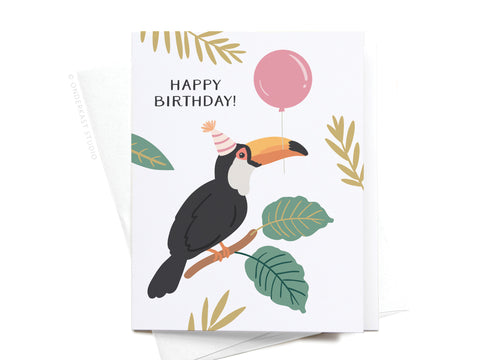 Happy Birthday Toucan Greeting Card