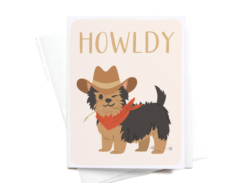 Howldy Greeting Card