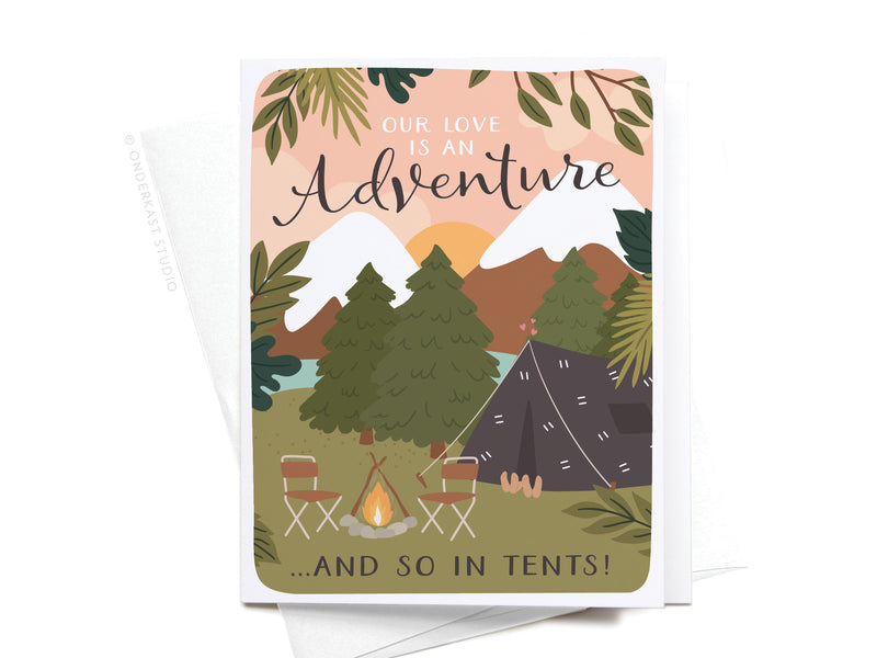 Our Love is an Adventure Greeting Card