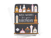 Well Wishes for Your Birthday Bar Shelves Greeting Card