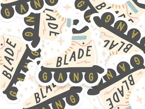 Blade Gang Rollerblades Sticker