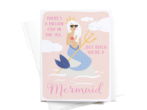 There’s a Million Fish in the Sea Mermaid Greeting Card