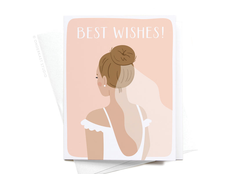 Best Wishes Bride Greeting Card
