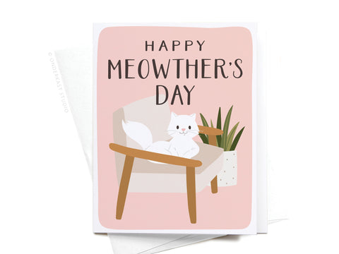 Happy Meowther's Day Greeting Card