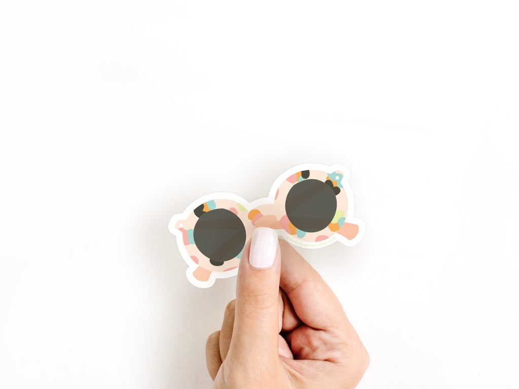 Spotted Sunglasses Sticker