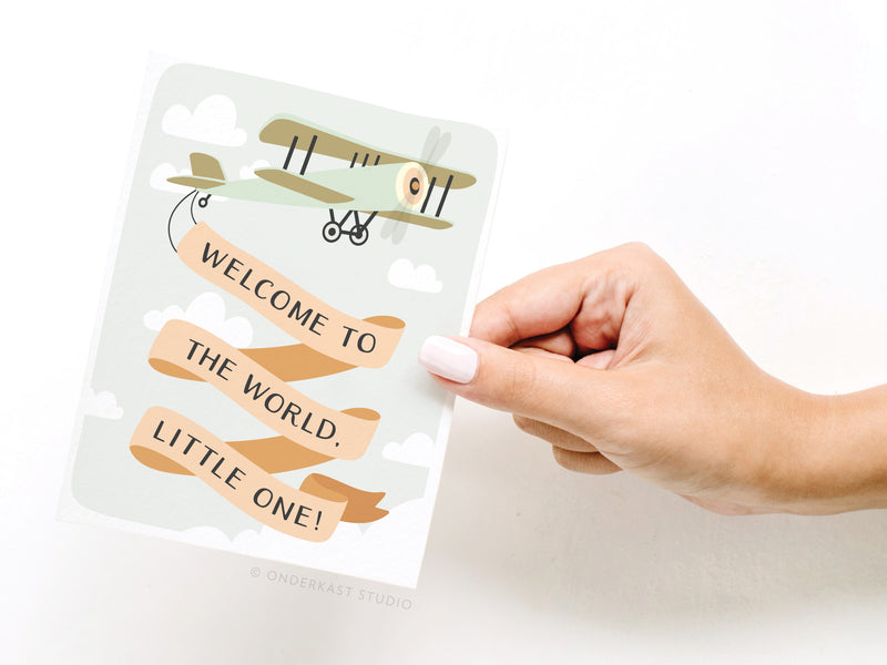 Welcome to the World, Little One! Greeting Card
