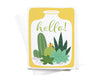 Hello! Succulent Terrarium Greeting Card
