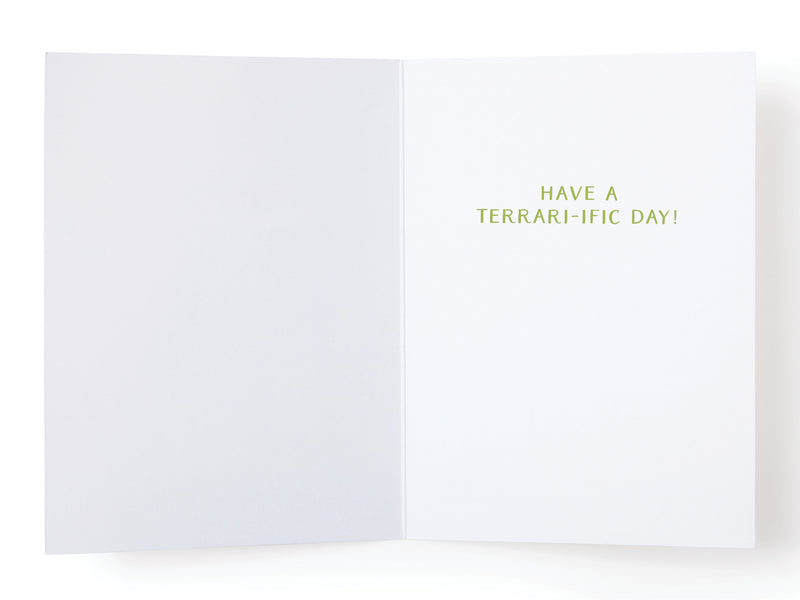 Hello! Succulent Terrarium Greeting Card