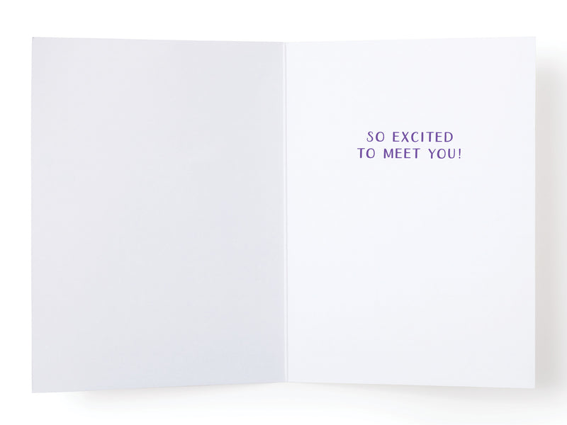 Welcome to the World! Galaxy Mobile Greeting Card