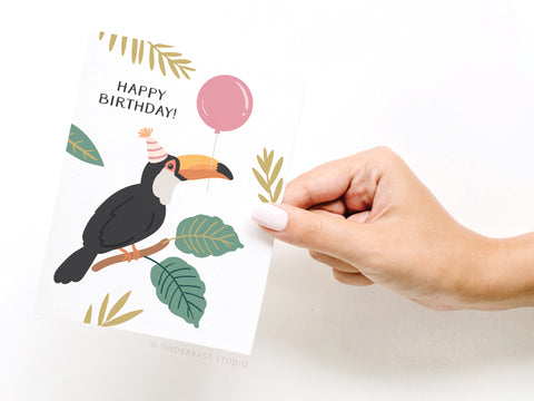 Happy Birthday Toucan Greeting Card