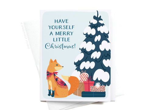 Have Yourself a Merry Little Christmas! Fox Greeting Card